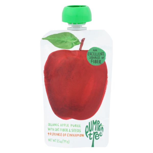 PUMPKIN TREE: Organic Apple Puree With A Sprinkle Of Cinnamon, 3.5 oz