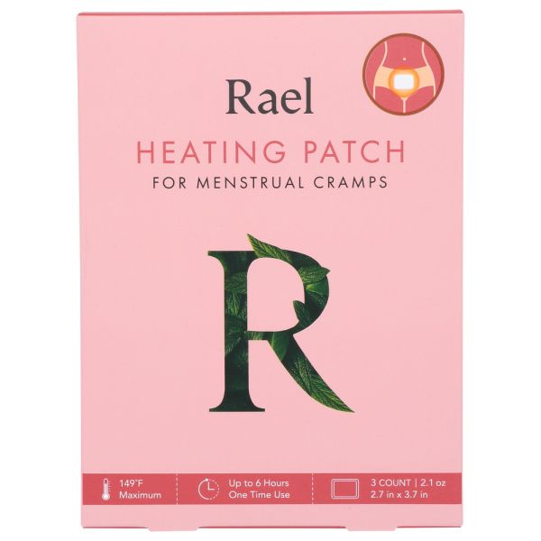 RAEL: Patch Heating Menstrual, 3 ea