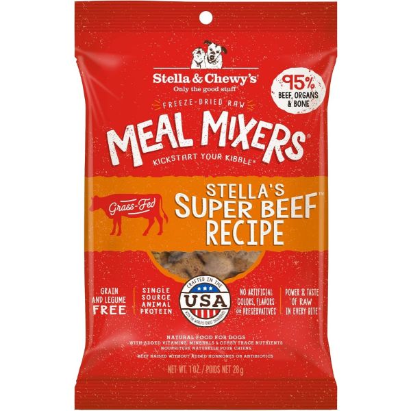 STELLA AND CHEWYS: Stella’s Super Beef Meal Mixers for Dogs, 1 oz
