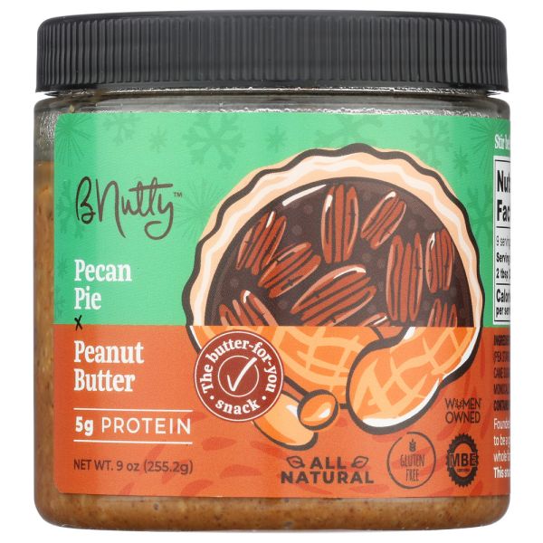 B NUTTY: Peanut Butter Pecan Pie, 8 oz