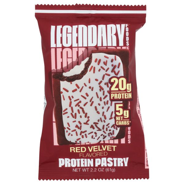 LEGENDARY FOODS: Pastry Red Velvet, 2.2 oz