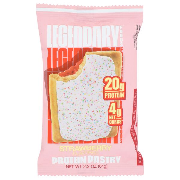 LEGENDARY FOODS: Strawberry Protein Pastry, 2.2 oz