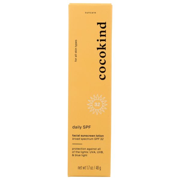 COCOKIND: Sunscreen Daily Spf32, 1.7 oz