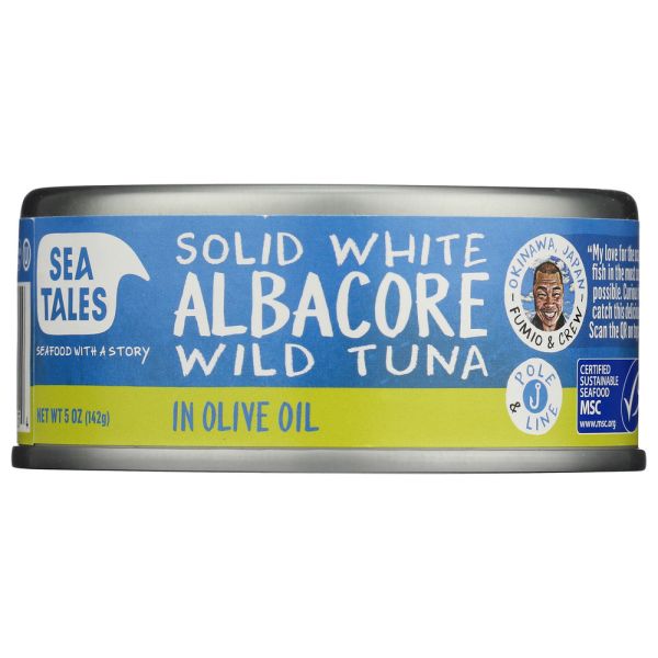 SEA TALES: Oil Olive Albacore  Tuna, 5 oz