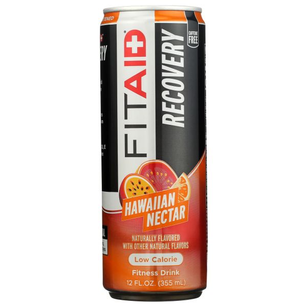 LIFEAID BEVERAGE: FitAid Hawaiian Nectar Recovery Drink, 12 fo