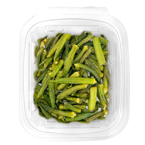 NO LABEL: Okra Chips Tub, 4.5 oz