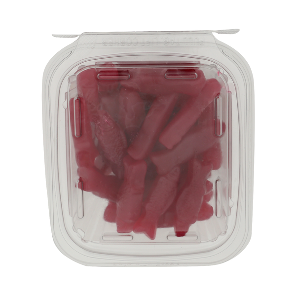 NO LABEL: Non-GMO Red Gummy Fish, 11 oz