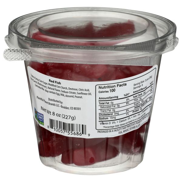NO LABEL: Red Fish Cup Non Gmo, 8 oz