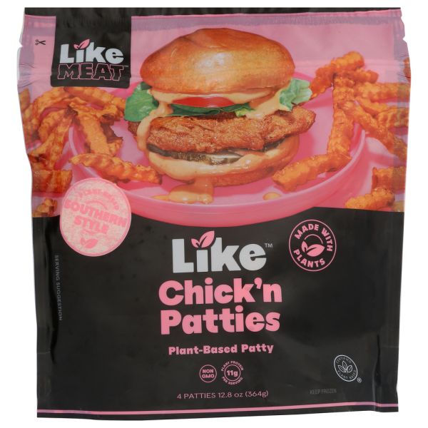 LIKE MEAT: Chicken Patties, 12.8 oz