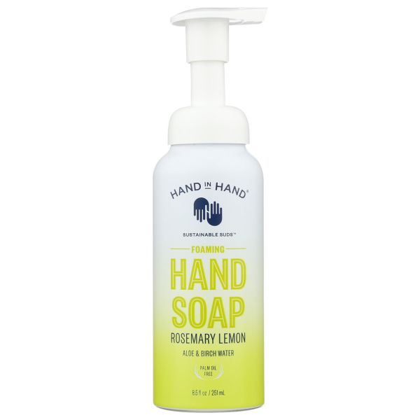 HAND IN HAND: Rosemary Lemon Foaming Hand Soap, 8.5 fo