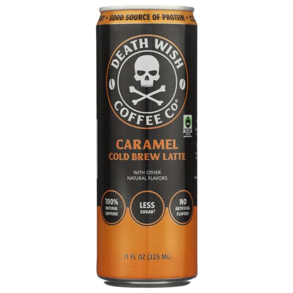 DEATH WISH COFFEE: Caramel Cold Brew Latte, 11 fo