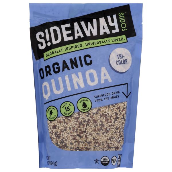 SIDEAWAY FOODS: Organic Tricolor Quinoa, 16 oz