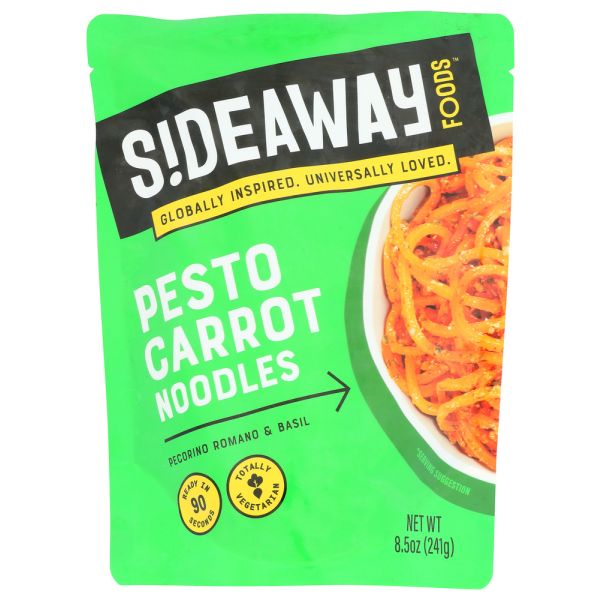 SIDEAWAY FOODS: Pesto Carrot Noodles, 8.5 oz