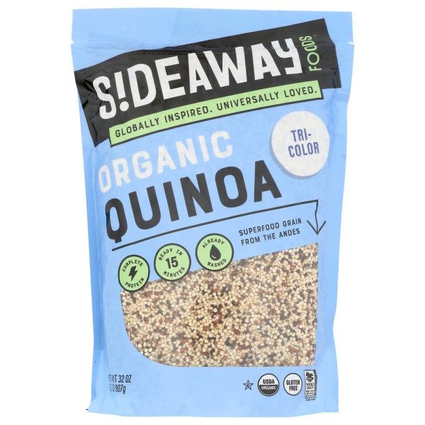SIDEAWAY FOODS: Organic Quinoa Tri Color, 32 oz