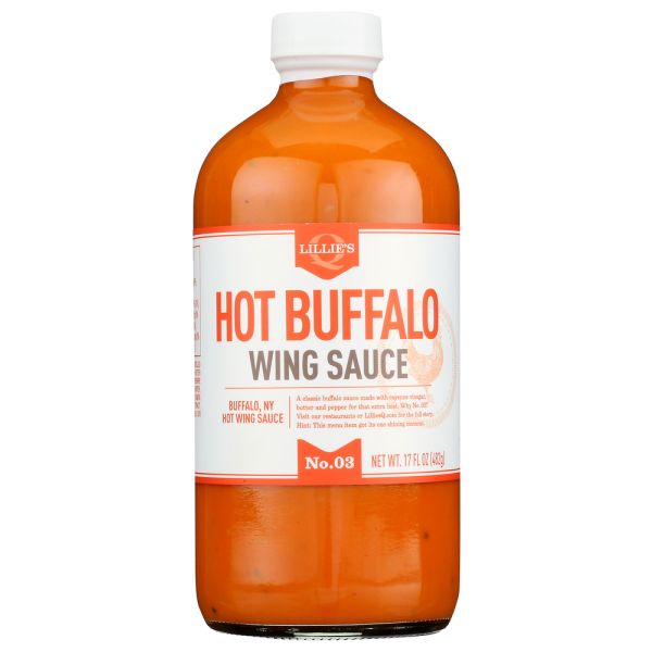 LILLIES Q: Sauce Buffalo Wing Hot, 17 FO