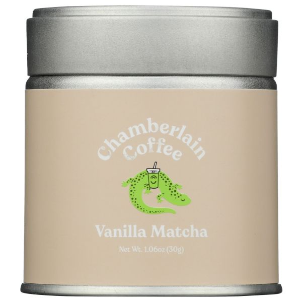 CHAMBERLAIN COFFEE: Coffee Vanilla Matcha Green Tea Powder, 1.06 oz