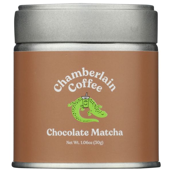 CHAMBERLAIN COFFEE: Chocolate Matcha Green Tea Powder, 1.06 oz