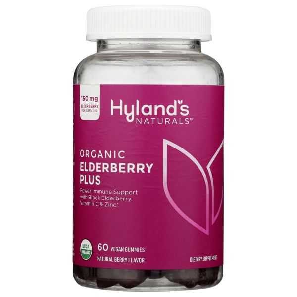 HYLAND: Organic Elderberry Plus Gummies, 60 pc