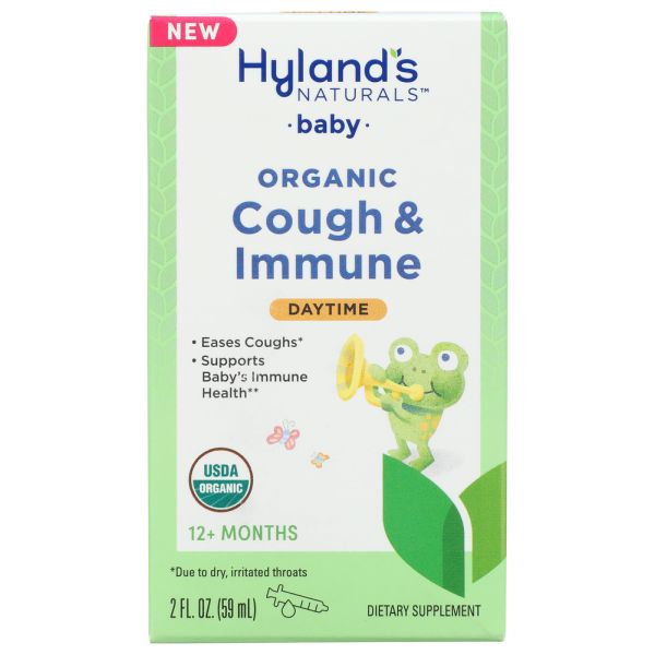 HYLANDS: Baby Organic Cough and Immune Daytime, 2 fo