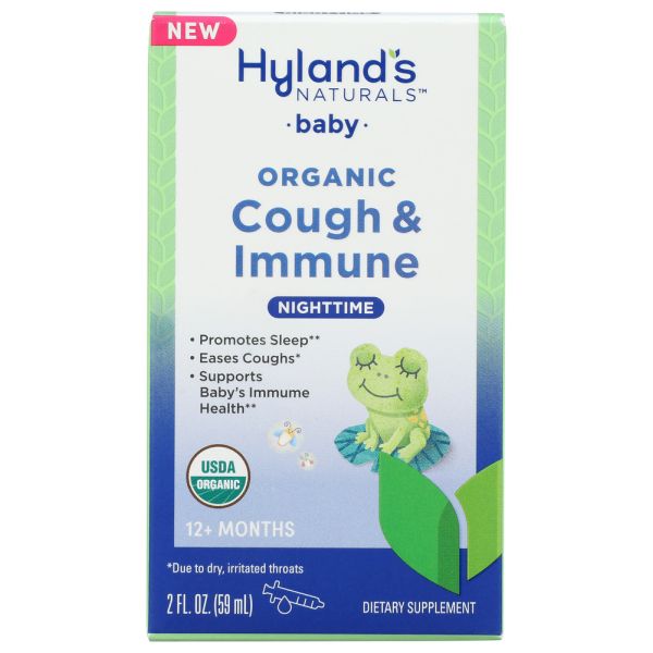 HYLANDS: Organic Baby Cough & Immune Nighttime, 2 fo