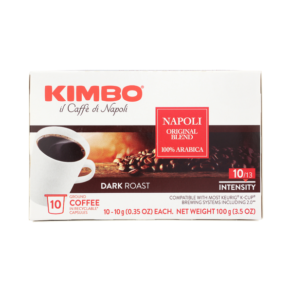 KIMBO: Napoli Coffee K-Cup, 10 pc