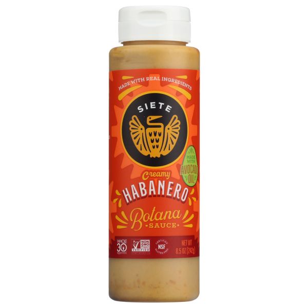 SIETE: Habanero Botana Sauce, 8.5 oz
