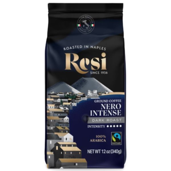 RESI: Ground Coffee Nero Intense Dark Roast Fair Trade, 12 oz