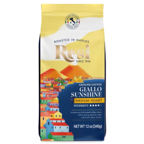 RESI: Ground Coffee Giallo Sunshine Medium Roast, 12 oz