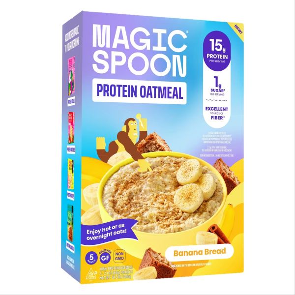 MAGIC SPOON: Banana Bread Protein Oatmeal, 10.5 oz
