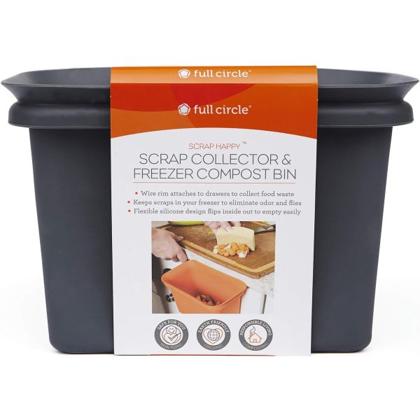 FULL CIRCLE HOME: Scrap Happy Scrap Collector and Freezer Compost Bin, 1 ea