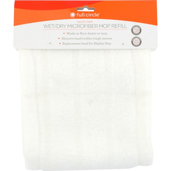 FULL CIRCLE HOME: Mighty Mop Refill White, 1 ea