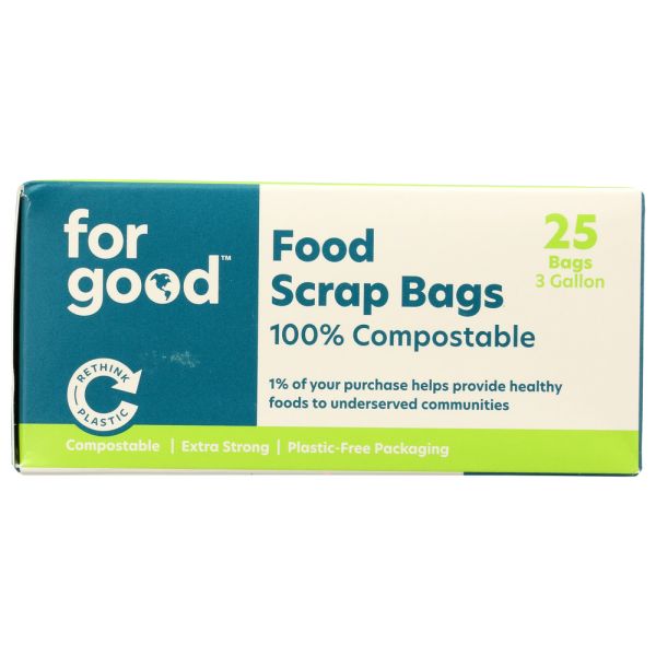 FOR GOOD: Food Scrap Bags, 25 ct