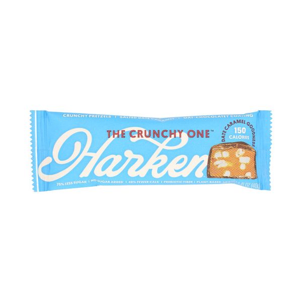 HARKEN: The Crunchy One Dates Chocolate Pretzel Caramel Bar, 1.41 oz