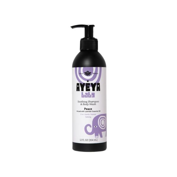 AYEYA: Baby Soothing Shampoo and Body Wash Peace, 12 fo