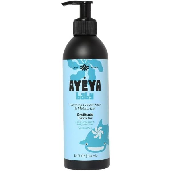 AYEYA: Baby Soothing Conditioner and Moisturizer Gratitude Fragrance Free, 12 fo