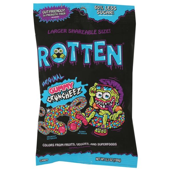ROTTEN: Original Gummy Cruncheez, 5.3 oz