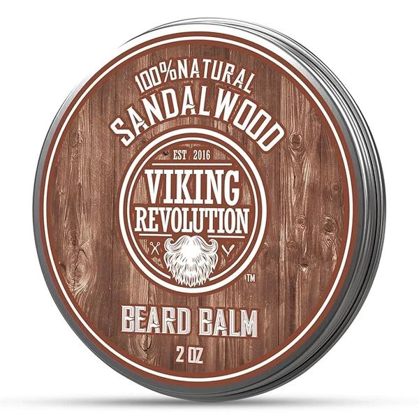 VIKING REVOLUTION: Sandalwood Beard Balm, 2 oz