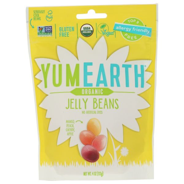YUMEARTH: Organic Jelly Beans, 4 oz