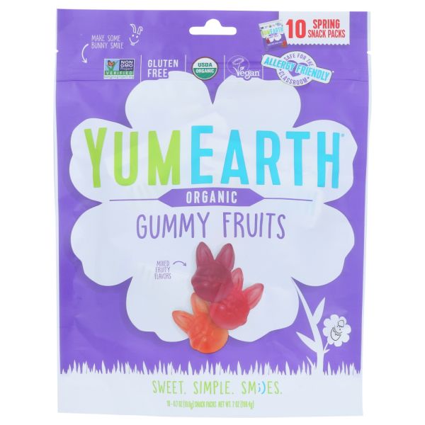YUMEARTH: Organic Easter Gummy Fruits, 7 oz