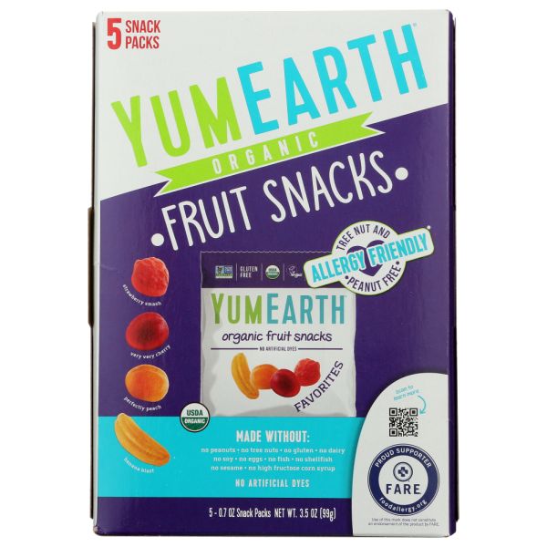 YUMEARTH: Organic Fruit Snacks, 3.5 oz