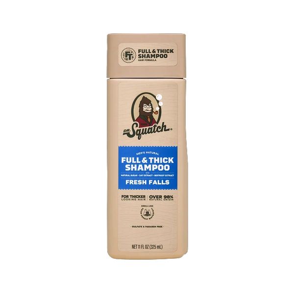 DR SQUATCH: Full And Thick Shampoo Fresh Falls, 11 fo