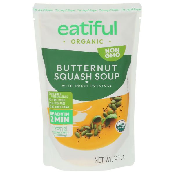 EATIFUL: Organic Butternut Squash Soup, 14.1 oz