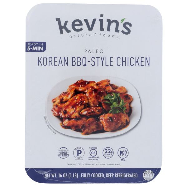 KEVINS NATURAL FOODS: Chicken Korean Style Bbq, 16 oz