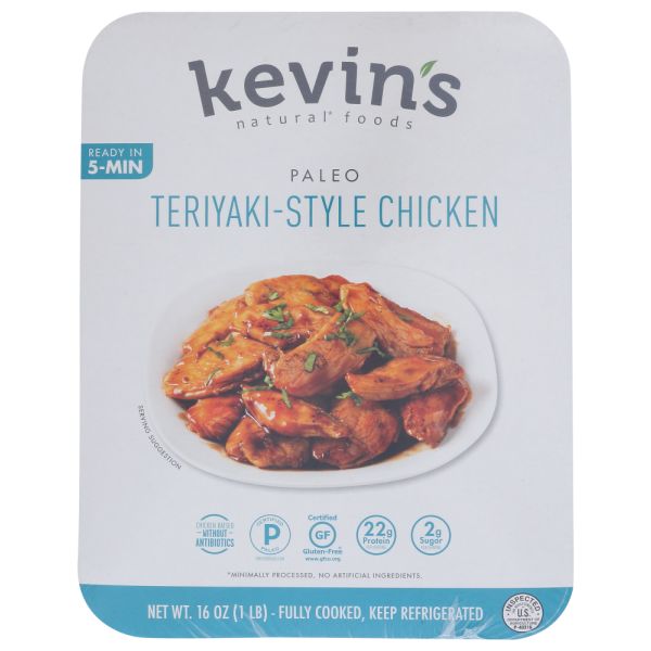 KEVINS NATURAL FOODS: Chicken Teriyaki Style, 16 oz