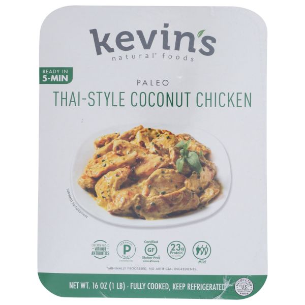KEVINS NATURAL FOODS: Thai Style Coconut Chicken, 16 oz