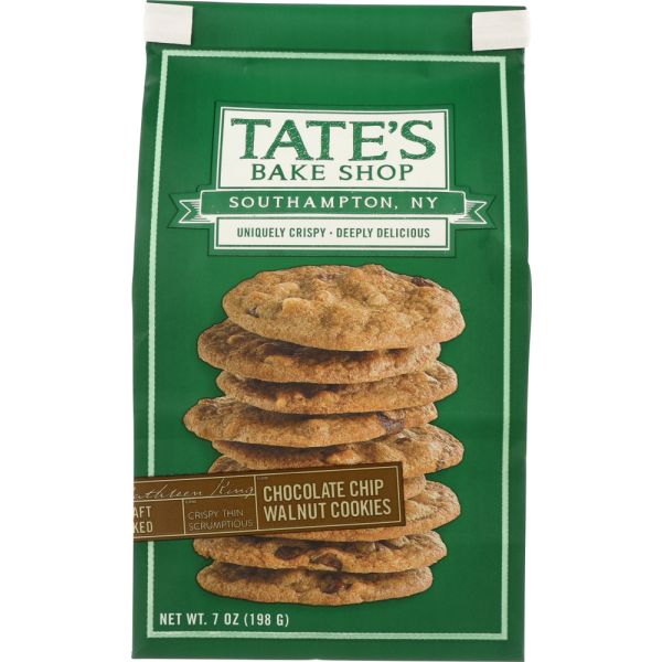 TATE'S BAKE SHOP: Chocolate Chip Walnut Cookies, 7 oz