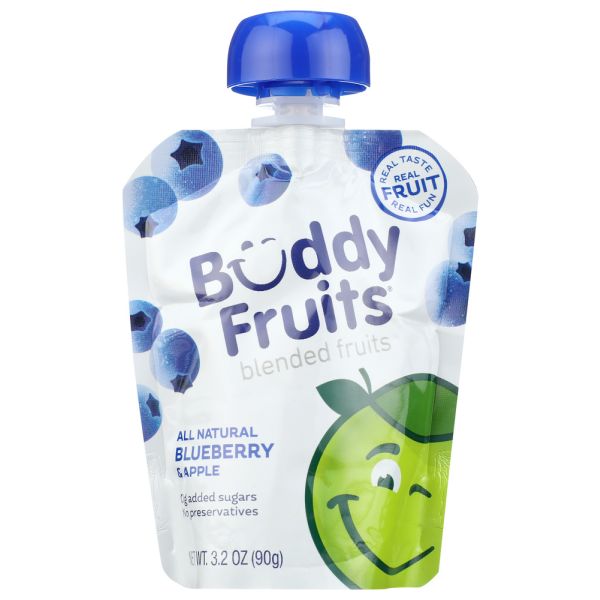 BUDDY FRUITS: Blueberry & Apple Blended Fruits, 3.2 oz