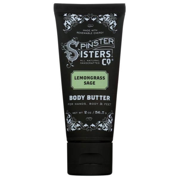 SPINSTER SISTERS CO: Lemongrass Sage Body Butter, 2 oz