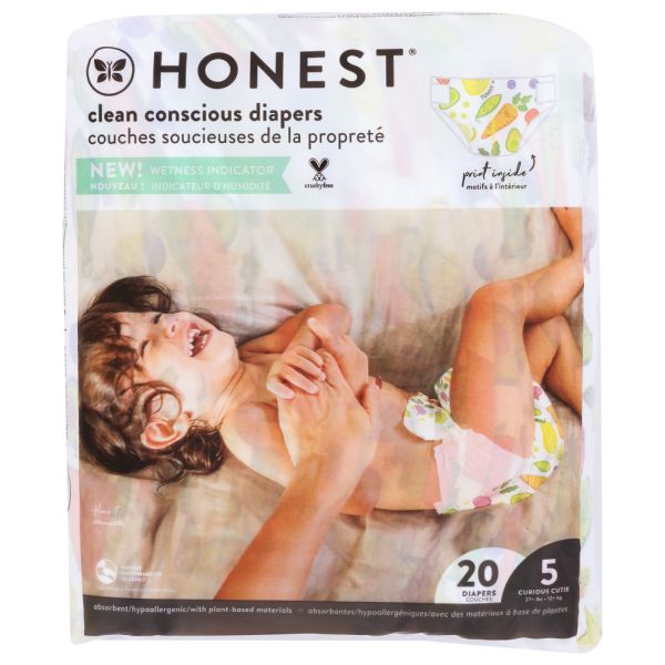 THE HONEST COMPANY: Diaper So Delish Size 5, 20 pk