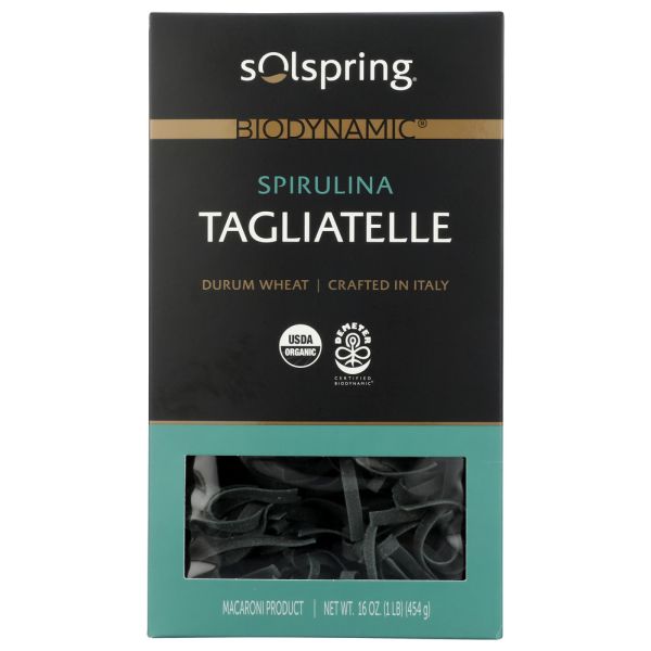 SOLSPRING: Organic Tagliatelle Durum Wheat Pasta, 16 oz